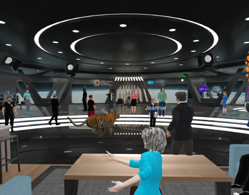 Meet us in the MetaCenter – The Orlando Region Metaverse! 